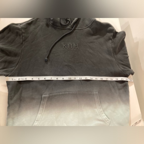 Kith Ombre Jane Hoodie - Blue Kangaroo Pocket Drawstring Size Medium - Picture 12 of 14